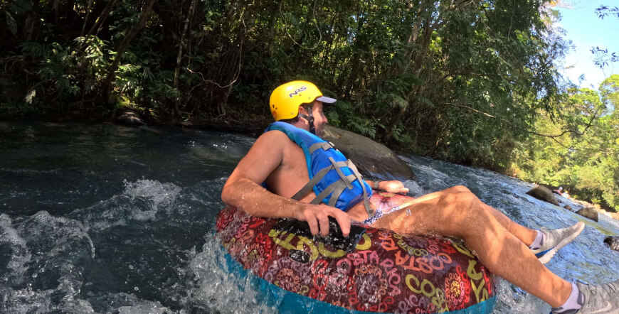 Rio Celeste Zipline and Tubing (No transportation)